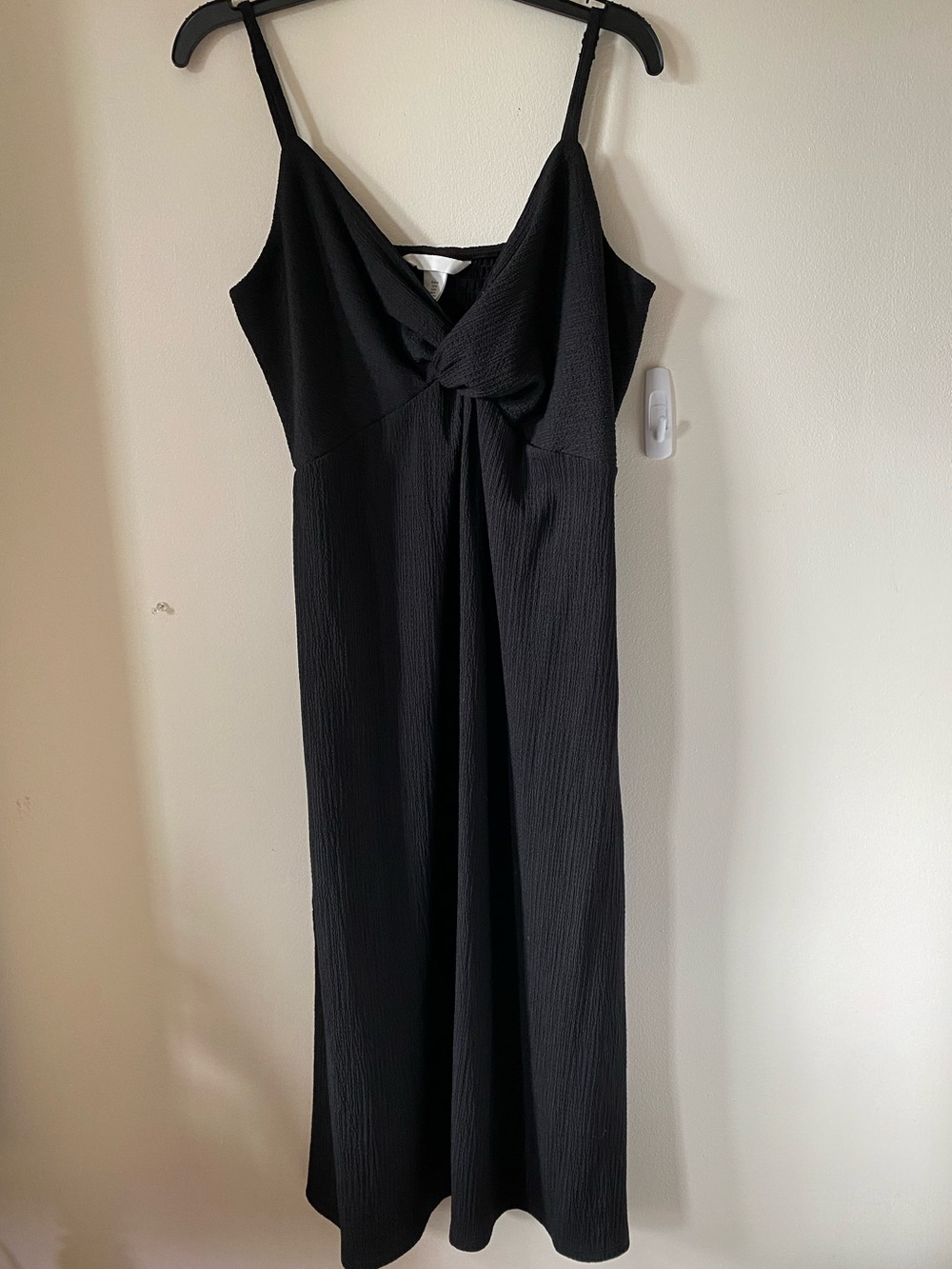 H&M Black Midi Dress